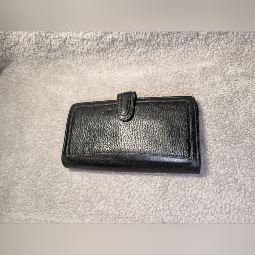 🌚Vintage🌚 COACH Sheridan Wallet With Checkbook Pocket & Kiss Lock Coin Purse